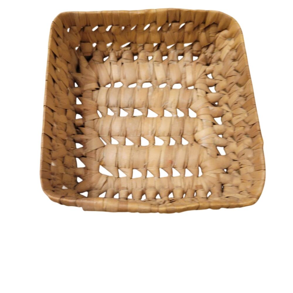 Small Vintage Woven Basket Trinket MCM